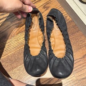 See By Chloe Black Leather Flats